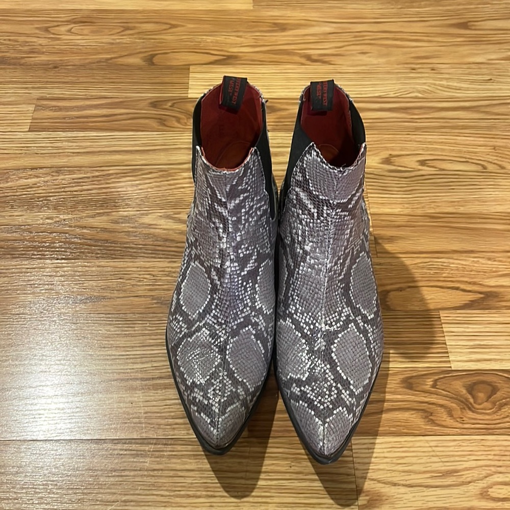 Jeffrey West “Muse” Snakeskin boots